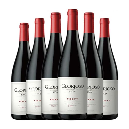 Palacio Glorioso Tempranillo Rioja Reserva 75 cl Vino tinto (Caja de 6 Botellas de 75 cl)