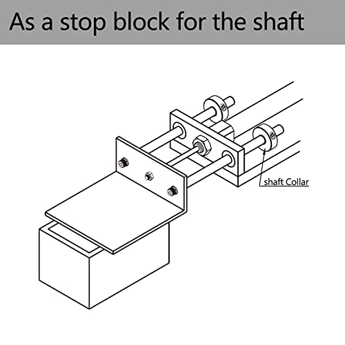 (4-Pack) Aluminum Alloy 25Mm Bore Shaft Collars Screw Style，Bore Shaft Collars With 25Mm Bore Size, 38Mm Outer Diameter, And 12Mm Width - Suitable For Cnc Machine Tools #TOP4