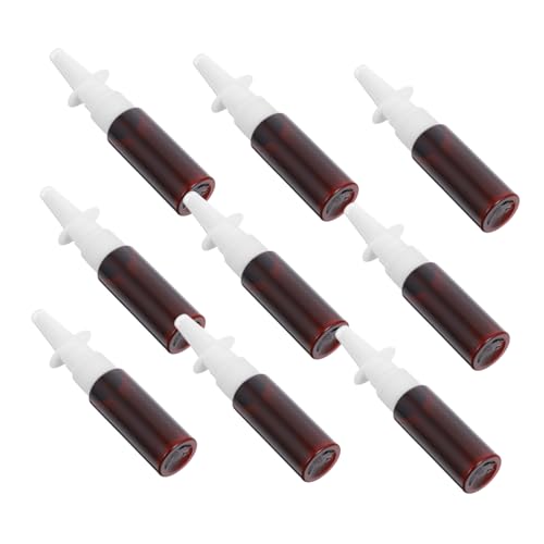SOIMISS 10 piezas Botellas Spray Nasal Transparentes Recargables para Viaje Atomizador Perfumero Pequeño Multiuso para Limpieza y Medicación