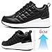 GURGER Zapatillas de Cuña para Mujer Bambas Cuña Zapatos Deportivas Ligeras y Transpirable Wedge Plataforma Sneakers Negro 37 Imagen de GURGER Zapatillas de Cuña para Mujer Bambas Cuña Zapatos Deportivas Ligeras y Transpirable Wedge Plataforma Sneakers Negro 37