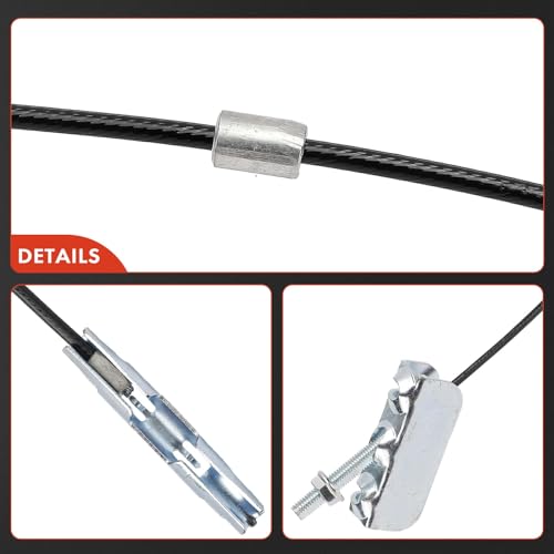 A-Premium Intermediate Side Parking Brake Cable Assembly Compatible with Chevrolet and GMC Models: Silverado 1500 1999-2004, Silverado 2500 1999-2000, Sierra 1500, Sierra 2500, Avalanche 2500 by A-premium - Image 7