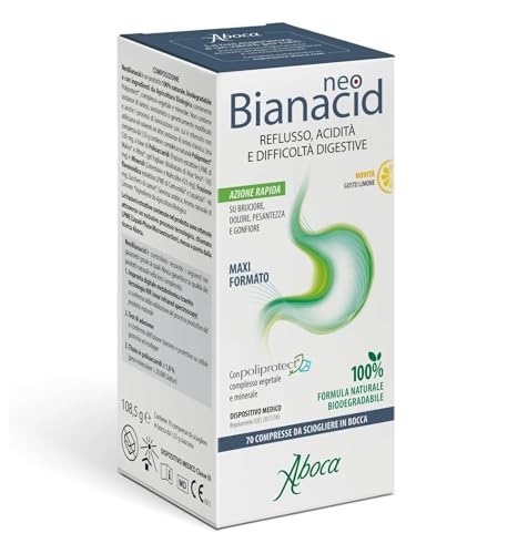 Aboca Neobianacid 70 tabletek Smak Cytryna