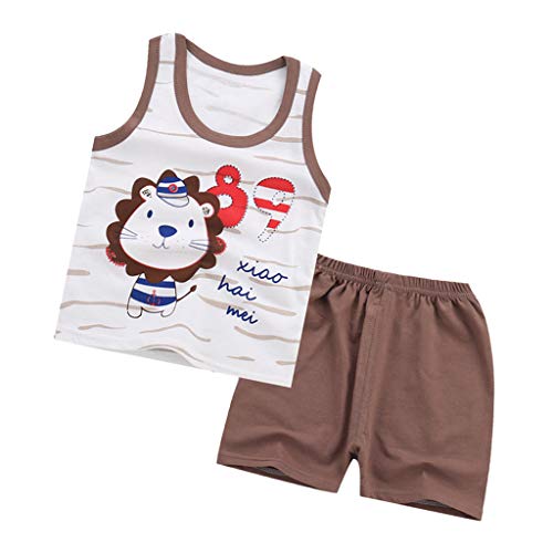 NC Criança Menina Sem Mangas Outfits Calças Shorts Definir Roupas - Style1 100-110 cm