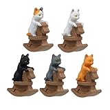 Enhances desks, shelves, and car dashboards with its whimsical charm while complementing potted plant or decorative stones in miniature gardens