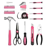 Pink 40-Piece Tool Set with Toolbox for Women, Home - Image 2