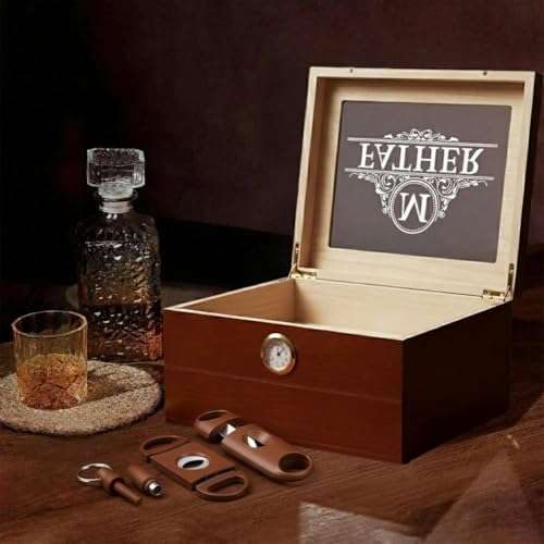 Extrabily Custom Cigar Box Gift
