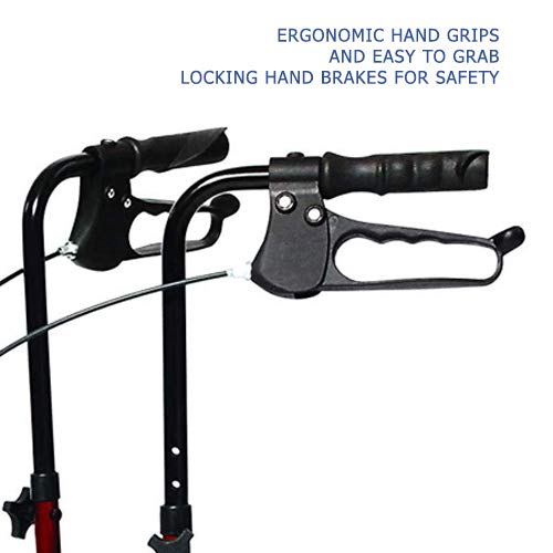 Lumex 3-Wheel Walker For Seniors, Foldable & Lightweight For Small & Tight Spaces #TOP1