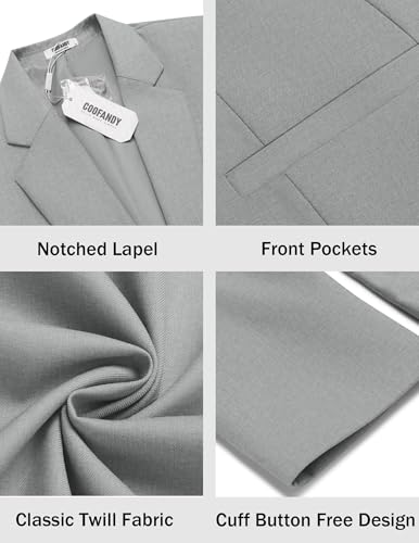 COOFANDY Men Casual Blazer Sport Coats Slim Fit Lightweight Business Two Button Suit Jackets4