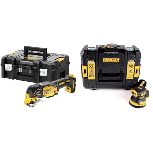 Dewalt Multicutter 18v dewalt - sans Batterie ni Chargeur - dcs356nt-xj & Ponceuse Excentrique XR 18V 125mm Brushless - Appareil Électrique Sans Fil - Régulateur de Vitesse