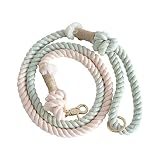 PUPPYSENTIALS Rope Leashes for Dogs Rope Dog Leash Rope Cute Dog Leash Braided Dog Leash Cotton Rope