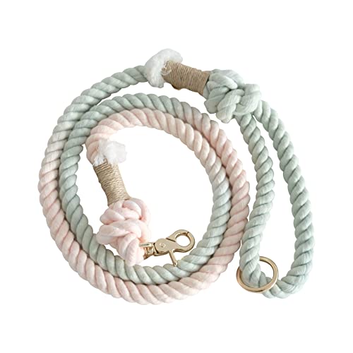 Puppysentials Rope Leashes For Dogs Rope Dog Leash Rope Cute Dog Leash Braided Dog Leash Cotton Rope Leash For Small Dogs 5Ft Organic Cotton #TOP28