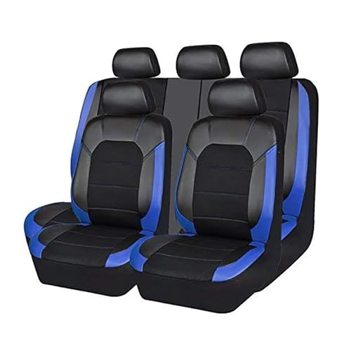 MRBVHGPKUT Cojín del Asiento del Coche para VW para Bora para GOL G3 G5 para Golf 4 5 6 7 8 Funda Universal Asiento Coche(Negro Azul)