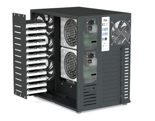 Image of XtremeMiner Industrial Desktop Workstation Case (EMG - Full Tower for SSI Motherboards)