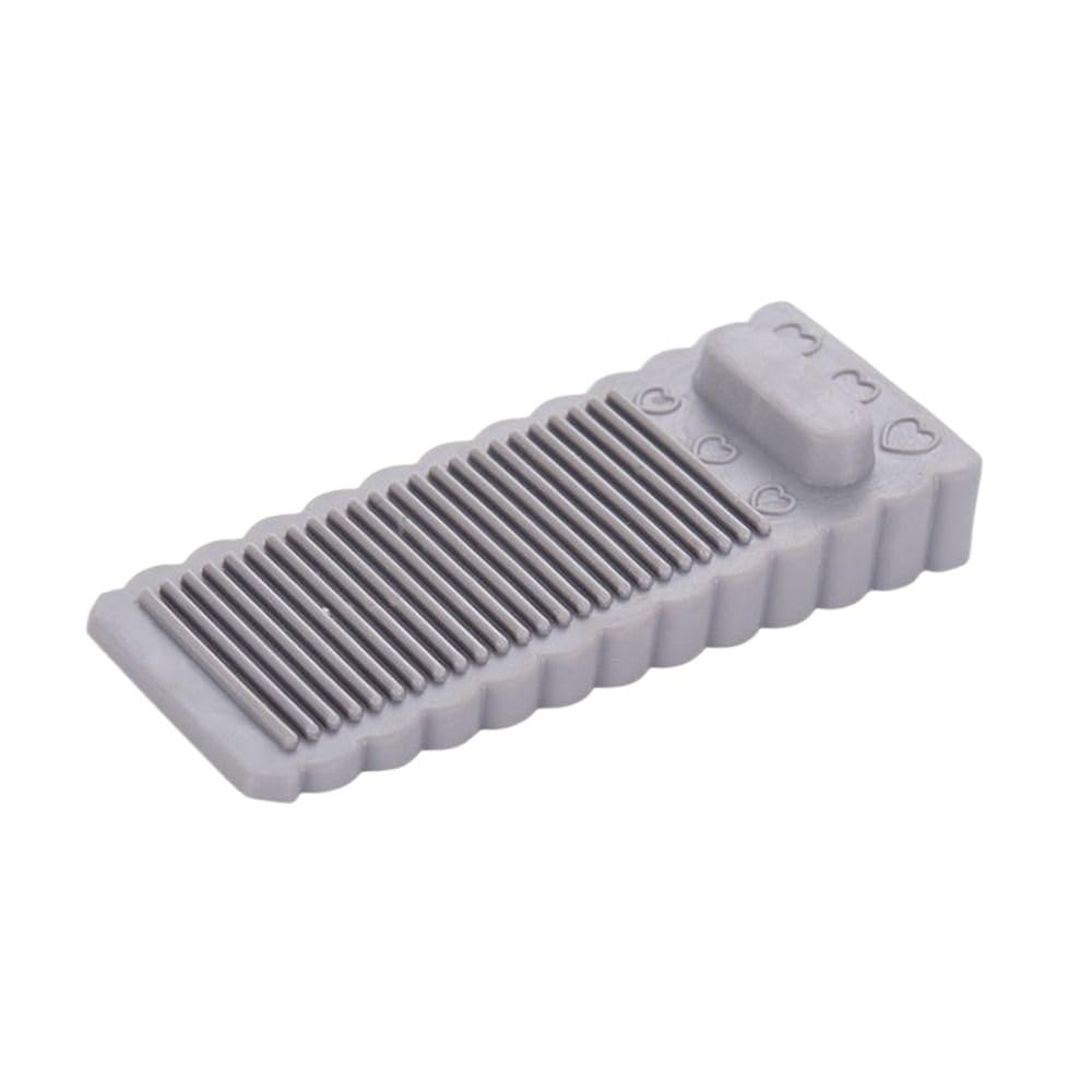 Door Stop 4PCS Safety Silicone Door Stop Block Wedge Rear Retainer Anti-Collision(Grey)