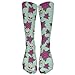 Produktbild Strawberrys Mint Green Athletic Tube Stockings Women's Men's Classics Knee High Socks Sport Long Sock One Size Sugar Skull Roses