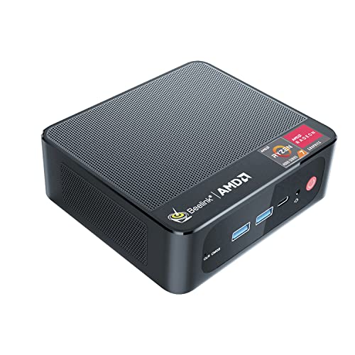 ̴ PC . BEELINK SER 5 PRO MINI PC R7 5800H 8ھ 16(3.2 4.4GHZ) 32GB RAM 500GB NVME SSD WIFI 6 BT-5.2 TYPC 3.0+2*HDMI 4K@60HZ 3    PSE