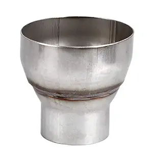 Exhaust Adapter,Yctze 2.5-4in Stainless Steel Turbo Exhaust Reducer Adapter Universal Joint Pipe exhaust pipe adapter,2.5inch to 4 inch,2.5inch to 5inch exhaust pipe adapter,2.5'' to 4'' exhaust adapt