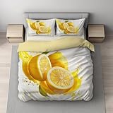 [Juego de cama de fácil cuidado] El material resistente se puede lavar a máquina para una vida sin complicaciones. Secar a baja temperatura; no usar lejía. La funda nórdica de microfibra ultrasuave con cierre de cremallera oculto es resistente al encogimiento y conserva su forma tras los lavados.