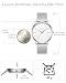 Imagen de CIVO Reloj Mujer Acero Inoxidable: Esfera Minimalista Analógica de 38 mm