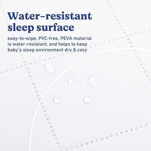 Image of Graco Basics 5-Inch Water-Resistant Crib & Toddler Mattress - Made in the USA, GREENGUARD Gold Certified, Firm Support for Infants, Baby Crib Mattress, Removable & Washable Water-Resistant PEVA Cover