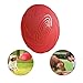YFOX Giocattolo per Cani in Gomma Naturale Frisbee per Animali Domestici (Rosso)
