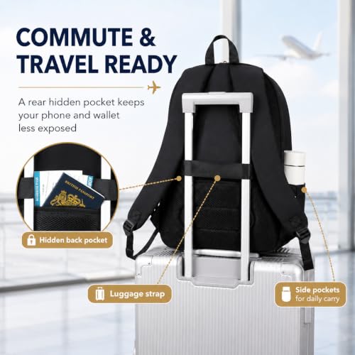 Mochila para portátil CAMTOP 15.6 pulgadas negra miniatura 6