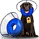 Aschpas® 2-IN-1 Aufblasbare Halskrause Hund mit Trichter, Halskrause Katze, Katzenkragen Hundekragen Leckschutz Hund, Hundebody nach OP, Abnehmbar Kragen Katze(Aufblasbar, L)