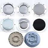 4 Stück Universal Radnabenkappen 145 mm / 147 mm / 149 mm Auto Radkappen Ersatz - Kompatibel mit Referenzcodes 8N0601165A / 4E0601165A / 8D0601165K (145mm 6-Loch)