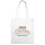 media markt traunreut deutschland Material:100% Baumwolle Jutebeutel mit Stadtnamen Traunreut - Motiv Famous Cities in The World - Farbe weiß - Stoffbeutel, Jutesack, Hipster, Beutel