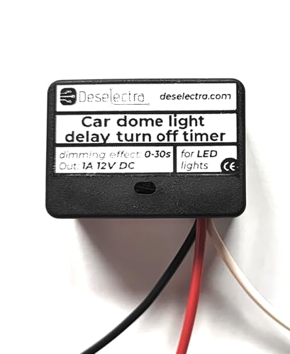 LED Car Interior Dome Light with Delay Switch, Dimming Effect,