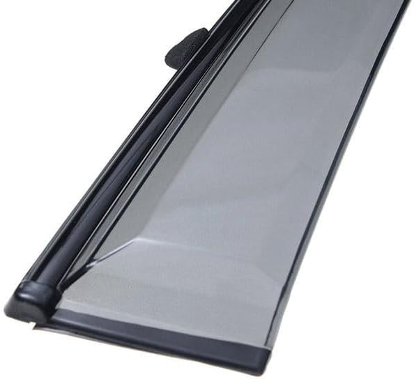 WellVisors Window Visors Wind Deflectors Compatible with Hyundai Tucson 2005-2009 with Black Trim Rain Guards 3-847HY005