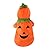 Mogokoyo Dog Cat Halloween Pumpkin Costume,Pet Cosplay Costumes,Puppy Warm Outfits Fleece Hoodie Animal Autumn Winter Clothes ("M" Size)