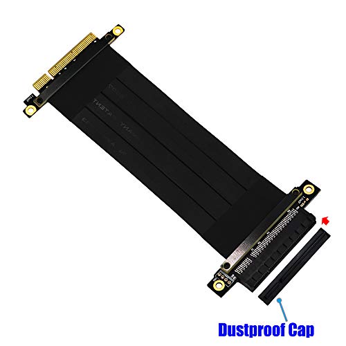 Superpuls  Pcie Riser Cable Pci-E Pci Express 8X Extension Pci-E 8X Card(180 Degree 20Cm Extension Cord #TOP3