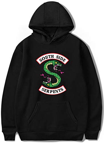 KamiraCoco Riverdale Ropa Mujer Southside Serpents Sudadera con Capucha Manga Larga Moda (S)
