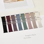 8 Pack Stretchy Solo Loop Band Compatible with Apple Watch Bands Women Men - Image 5
