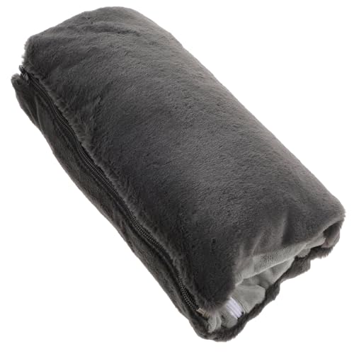 HOLIDYOYO Chauffe-Mains USB Rechargeable Peluche Hiver Électrique Portable Simple pour Bureau Et Voyage Gris