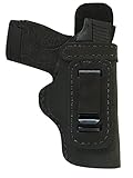 Custom Made Hand FIT&Cut Leather Holster Black RH Right IWB/SG Chiappa Rhino 4'