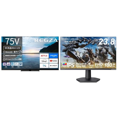 2023年製 REGZA 75Z870M 75インチ MiniLED液晶テレビ Amazon | 【セット買い】 REGZA 75インチ 4K 液晶 MiniLED 75Z870M