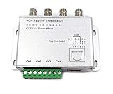 OdiySurveil(TM) UTP 4 Channel Passive Video Balun Transceiver for CCTV System