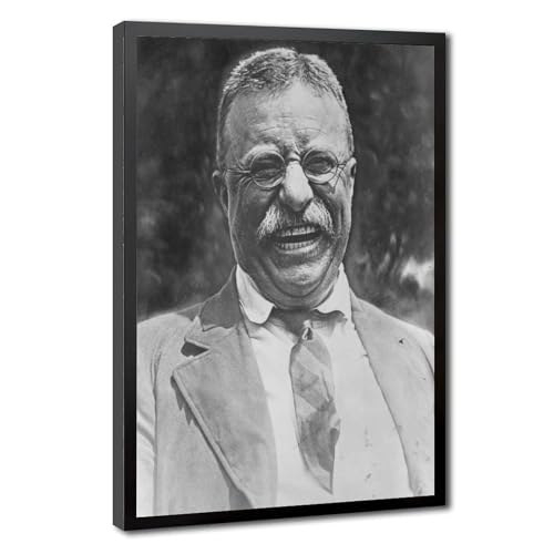 Poster Theodore Roosevelt déco murale salon bureau style vintage