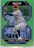 2022 Panini Prizm Draft Picks Prizms Lime Green #144 Daniel Palencia SER/75 Chicago Cubs Official NCAA Baseball Card in Raw (NM or Better) Condition