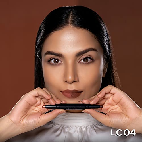 Image of RENEE 2 In 1 Transfer Not Crayon LC 04, 4gm| Long Lasting & Smudge Proof Formula| Matte Lip Color with 1 Light & Dark Shades| Enriched with Shea Butter