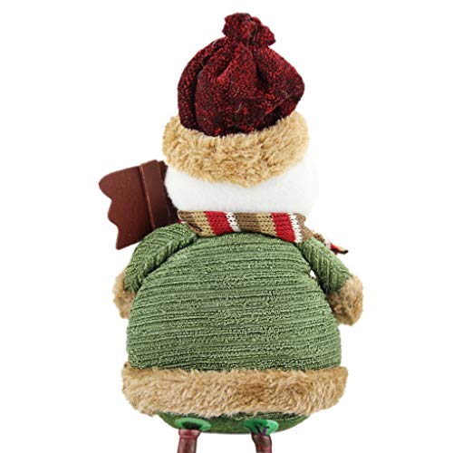 Christmas Decorations Sitting Father Christmas Santa Claus Snowman Figure Plush Toy Doll Christmas Party Tree Hanging Decor Home Indoor Table Fireplace Shelf Sitter Figurine Ornament Decoration Gifts #TOP6