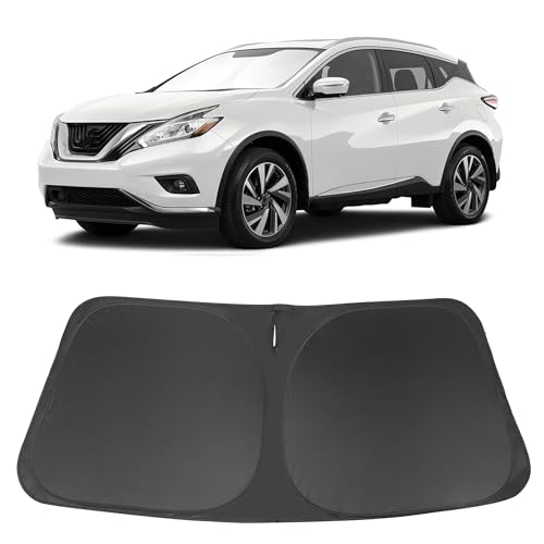 Windshield Sun Shade Custom Fit for 2015-2020 2021 2022 2023 2024 Nissan Murano Accessories Foldable...
