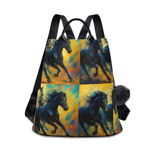 Sac à dos femme antivol ouverture au dos sac floral noir contre le vol
