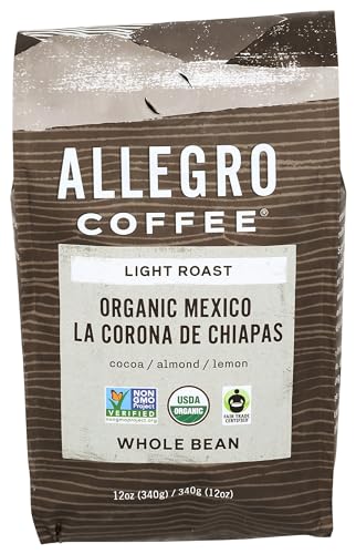 Allegro Coffee, Coffee Mexico Whole Bean Organic...