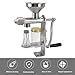 XWXLIJV Manual Oil Press Machine Stainless Steel Cold Hot Press Oil Extractor Household Commercial Oil Expeller Oil Presser for Nut and Seed Oil Press Commercial Domestic Use