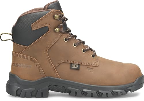 Carolina Gruntz Men’s 6” Internal Met Guard Steel Toe Boot, Durable Tramper Potting Soil Leather, Slip-Resistant Outsole2