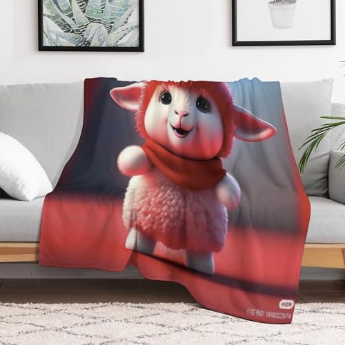 Couverture Mouton Mignon douce et confortable au tissage premium pour lit moderne - 3