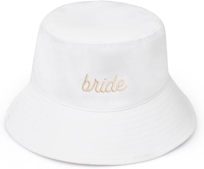 xo, Fetti Bride Embroidered Bucket Hat | Beige Bachelorette Party Outfit, Bridal Shower Gift, Engagement Accesories, Cute Neutral Bride to Be